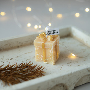 Molly Glory Handmade Creative Christmas Decoration <b>Soy</b> Wax Pillar Smokeless Scented <b>Candles</b> - Product Image 4