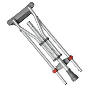 Muletas de axila de aleación de aluminio Connor, ajustables, para apoyo a la movilidad. - Product Image 1