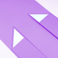 Boîte pliable personnalisable en une seule pièce avec rabat magnétique, modèle A20 en papier double couche pour emballage cadeau e-commerce transfrontalier