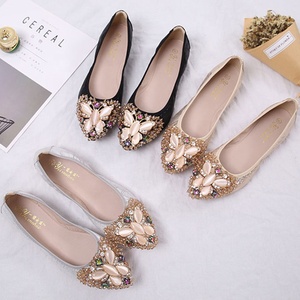 45 diapositivas antideslizantes de gran tamaño, cómodos zapatos casuales de baile suave, zapatos de tacón planos con punta en pico para mujeres embarazadas, Damas y mujeres - Product Image 3