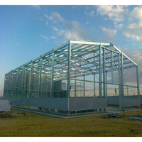Bâtiment préfabriqué léger en structure d'acier pour atelier, hangar et entrepôt