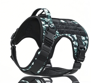 Harnais tactique pour chien de grande taille, harnais d'entraînement réglable pour animaux de compagnie, harnais réfléchissant pour chien K9, pour <span class=keywords><strong>berger</strong></span> allemand, <span class=keywords><strong>malinois</strong></span> - Product Image 5