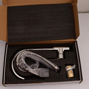 Robinet de <span class=keywords><strong>cuisine</strong></span> en acier Satianlsee monotrou moderne contemporain Mélangeur d'eau chaude et froide Robinet d'évier de lavabo en céramique - Product Image 6