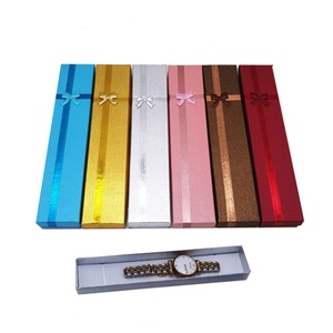 Coffret de bijoux en carton de luxe, élégant, avec logo personnalisé, pour bracelet, collier, bague, emballage cadeau, doublure en éponge - Product Image 1