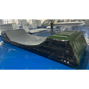 Rampe de skateboard gonflable portable en PVC de 6,7 m - Durable et imperméable pour les sports de <span class=keywords><strong>skate</strong></span>, les piscines, les marches de vélo, les atterrissages - Product Image 3