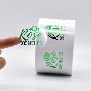 Autocollant transparent auto-adhésif pour parfum, estampage à chaud, feuille d'or transparente, autocollants en vinyle avec logo - Product Image 6