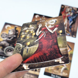 Vendita calda 12x7 tarocchi devianti luna inglese gioco da tavolo per il tempo libero con guida - Product Image 4