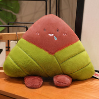 Adorable poupée Zongzi faite à la main, en peluche, à la mode, en pâte de haricots, pour Noël