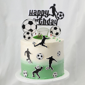 Decoraciones para Pastel de Fútbol para Hombres y Niños, Fiesta de Cumpleaños de Fútbol, Artículos para Fiestas Deportivas - Product Image 1