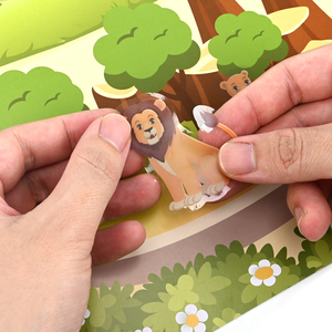 Livre d'activités autocollantes personnalisables et portables, jouets éducatifs réutilisables pour l'apprentissage des enfants de maternelle, cadeau pour enfants - Product Image 5