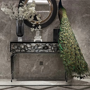 Mesa <span class=keywords><strong>de</strong></span> pasillo <span class=keywords><strong>de</strong></span> <span class=keywords><strong>entrada</strong></span> moderna contemporánea <span class=keywords><strong>de</strong></span> gama alta, mesa <span class=keywords><strong>de</strong></span> consola <span class=keywords><strong>de</strong></span> cobre <span class=keywords><strong>de</strong></span> lujo para sala <span class=keywords><strong>de</strong></span> estar, Hotel, Metal <span class=keywords><strong>de</strong></span> ágata Natural hecho - Product Image 1