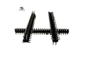 커넥터 2mm DIP/SMT 양열 암 헤더 수직 수 핀 헤더 <span class=keywords><strong>2</strong></span>*10/<span class=keywords><strong>2</strong></span>/<span class=keywords><strong>3</strong></span>/4/5/6/7/8/9 2x27p 높이 4.3mm - Product Image 2