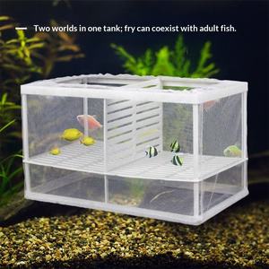 Red de Aislamiento Ecológica para Acuarios, Caja de Cría para Guppies y Bettas, Diseño Cuadrado Moderno - Product Image 3