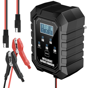 <span class=keywords><strong>Chargeur</strong></span> de batterie de voiture intelligent à affichage LED portable, charge rapide, accessoire d'alimentation pour <span class=keywords><strong>moto</strong></span>, batterie au plomb-acide - Product Image 3