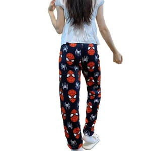 Pigiama in Flanella OEM con Motivi Cartoon, Abbigliamento da Casa Invernale per <span class=keywords><strong>Donna</strong></span>, Pantaloni Invernali in Velluto Spesso e Caldo - Product Image 5