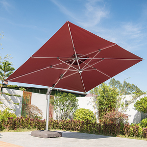 <span class=keywords><strong>Parasol</strong></span> solaire extérieur pour restaurant 3m, <span class=keywords><strong>grand</strong></span> <span class=keywords><strong>parasol</strong></span> 3,5m, cadre en aluminium robuste, lumières LED - Product Image 5
