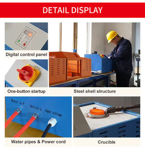 Fourneau de fusion d'or compact de 3 kg pour usage en atelier - Product Image 2