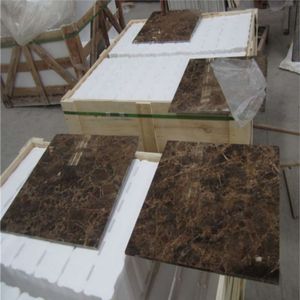 Mármol Emperador Marrón Oscuro Español de Piedra Natural, Baldosa de Mármol Marrón de Lujo para Pisos - Product Image 6