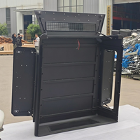 Auvent robuste pour BYD Shark 6 Double Cabine 3 portes à ailes de mouette, toit rigide en aluminium avec rails intégrés
