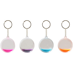 Mới cảm giác căng thẳng làm dịu chuyển động chất lỏng Keychain nước hẹn giờ Keyring làm bằng nhựa lỏng Keyring cho khả năng đọc tốt hơn - Product Image 3