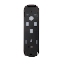 Distributeur de savon mural en plastique noir, distributeur de savon liquide rechargeable, bouteille à pompe pour savon pour les mains, pour salle de bain, cuisine, hôtel, manuel