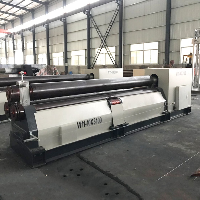 Наньтун Yeshun зарубежных услуг cnc бендер Профилегибочная машина цена W11 серии стальной пластины прокатки машина