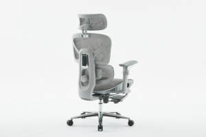 Moderner Klappbarer <span class=keywords><strong>Massage</strong></span>-Bürostuhl mit Ergonomischem Design, Kunststoff, Executive-Stil, 3D-Armlehnen, Verstellbarer Kopfstütze, Gleitender Neigungsfunktion - Product Image 4