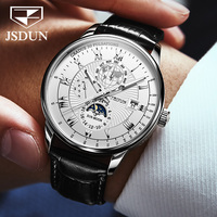 Relojes Mecánicos Automáticos JSDUN 8909 para Hombre, Hechos en China, con Hebilla de Acero Inoxidable, Resistentes al Agua