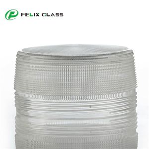 EASTERGLASS Cylindre en verre borosilicate haute résistance moulé par pressage 2J~10J, design moderne écologique, couvercles de lampe anti-explosion pour intérieur - Product Image 3