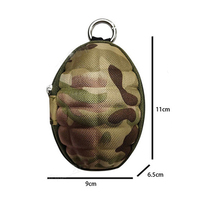 Porte-monnaie professionnel en forme de grenade, porte-clés, petit porte-monnaie pour la monnaie, les clés, les écouteurs, porte-clés tactiques, sac, portefeuille, pochette