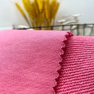 Tissu de tissu de matière première de textile de quantité minimale de commande bas 400 Gsm 100% coton sweat à capuche tissu éponge français 400gsm