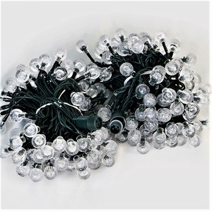 Ngoài trời năng lượng mặt trời đèn sân vườn cổ tích bong bóng pha lê bóng ánh sáng trang trí toàn cầu chuỗi đèn cho cây không thấm nước 30 giáng sinh 60 - Product Image 6