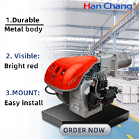 Pembakar Boiler Industri Bahan Bakar Ganda Minyak & Gas RLS250/M Heavy Duty Langsung dari Pabrik