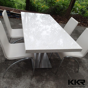 Diseño especial de la Mesa de piedra, sillas y mesas <span class=keywords><strong>restaurante</strong></span> sólido superficie de la Mesa de - Product Image 4