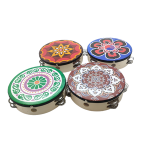 Enfants main tambour sucette tambour avec maillet arc-en-ciel main tambour bâton jouet ensemble <span class=keywords><strong>Instrument</strong></span> de <span class=keywords><strong>Percussion</strong></span> pour les enfants - Product Image 5