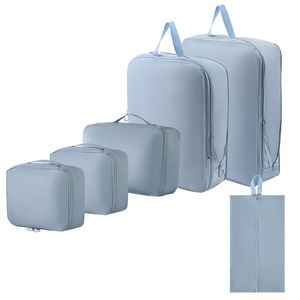 Tùy Chỉnh Đóng Gói Cubes Du Lịch Mỹ Phẩm Túi Hành Lý Organizer Set Đóng Gói Cubes Nén Cho Du Lịch Đóng Gói Cubes 6 Pcs - Product Image 4