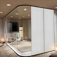 High Quality Modern Design Smart Glass Partition Office Outdoor Doors/Walls Remote Control Instant Living Room Dining/Kitchen