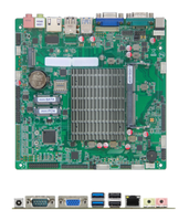 Carte mère industrielle Mini ITX professionnelle N97 1 * RJ45 10 * USB 2 * ports COM DC 12V de haute qualité