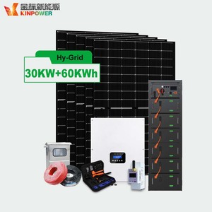 Sistema de Energía Solar Híbrido de 30KW con Batería de 60KWh, Solución Completa de Almacenamiento de Energía Residencial Fuera de la Red para el Hogar - Product Image 2