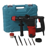 65 a en stock, Marteau perforateur de démolition compact 1500W pour la construction, avec mallette, emballage DIY OEM