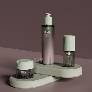 Sinh Thái Thân Thiện Chăm sóc Da Thiết Lập Nhựa Petg 30Ml 50Ml 120Ml Rỗng Kem Dưỡng Da Chai Và Lọ Bao Bì Mỹ Phẩm Container - Product Image 6