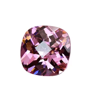AAA Square Cushion Sharp Bottom Turtle Cut NCZ Natural Pink Topaz Prices