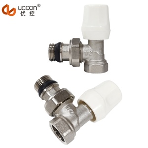 Vanne de radiateur <span class=keywords><strong>thermostatique</strong></span> Offre Spéciale avec tête blanche pour système de chauffage de l'eau avec <span class=keywords><strong>prix</strong></span> de gros - Product Image 2