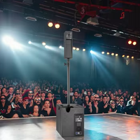 Altavoz de columna en forma de arco activo JH12 de alta calidad superventas, sistema de sonido Pa, sistema de altavoces de matriz lineal