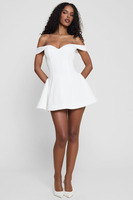 Robe Courte Rose Élégante Joydressing à Épaules Dénudées, Coupe Trapèze Sexy, pour Cocktail et Soirée – Vente en Gros et Personnalisation Fournisseur