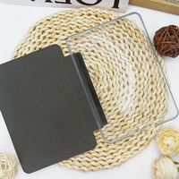 YX Sarung Pelindung Kindle Scribe 2024/E-reader Paperwhite 6 Inci, Bahan Kulit PU Custom Print dengan TPU Transparan, Dilengkapi Tali Pegangan