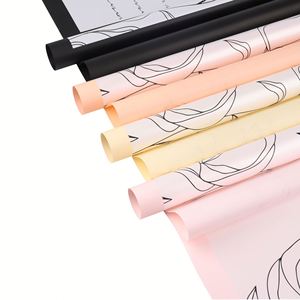 Papier d'emballage imperméable effet nacré pour fleurs, roses, matériel d'emballage cadeau DIY, vente en gros - Product Image 3