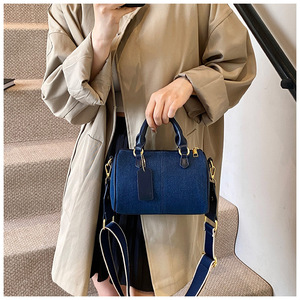 Set <span class=keywords><strong>di</strong></span> Borse da Donna <span class=keywords><strong>di</strong></span> Lusso Personalizzate, <span class=keywords><strong>Borsa</strong></span> a Tracolla in Denim <span class=keywords><strong>di</strong></span> Grande Capacità, Borse Tote Impermeabili in <span class=keywords><strong>Jeans</strong></span> - Product Image 1
