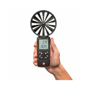 Anemómetro Digital de Vaneas Testo 417 Original y Nuevo |   Ventilador de 4 Pulgadas, Conexión a Aplicación |   Modelo 0563 0417 para Medición de Flujo de Aire en HVAC - Product Image 1