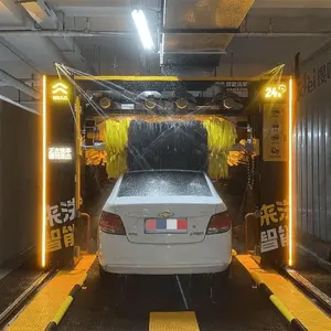 Terowongan sikat Auto pencuci mobil 330-g otomatis mesin cuci mobil untuk truk untuk Van